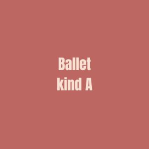 Ballet kinderen A zaterdag 12u15-13u15