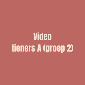 Videodance tieners A (groep 2) zaterdag 13u30-14u30